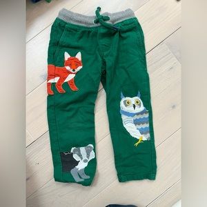 Mini Boden 3Y woodland creature pants